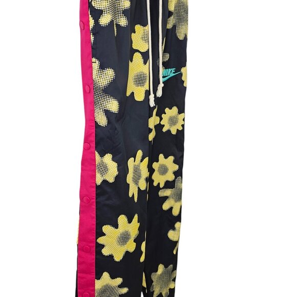 Nike Womens Snap Tearaway Pants, Floral, Pull On, Windbreakers, Poppers, XS - Picture 2 of 10